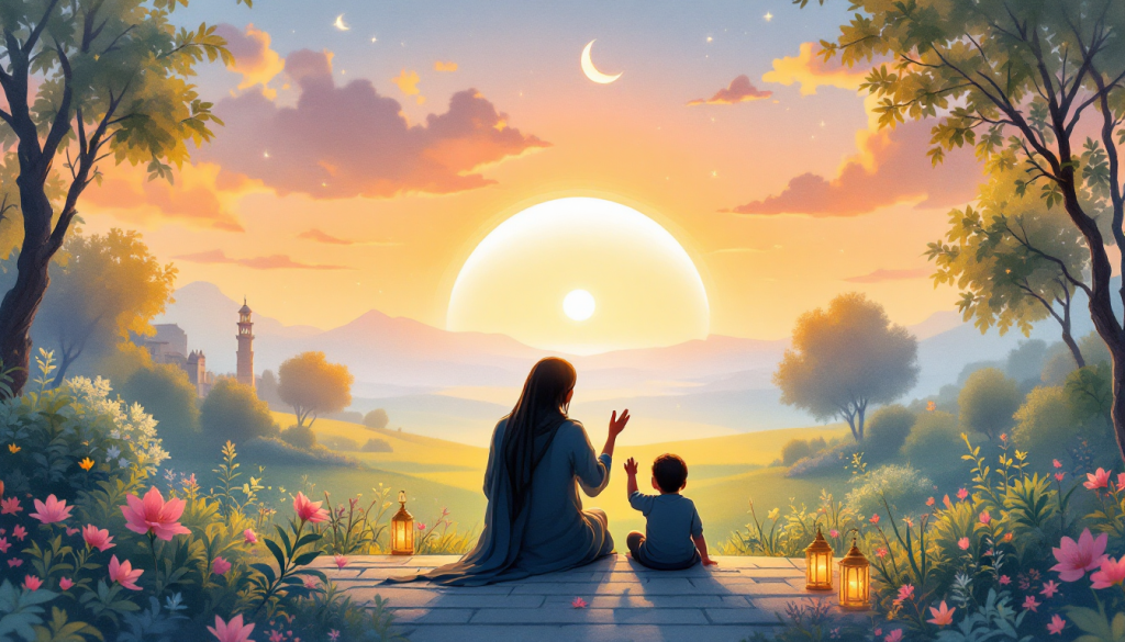 Illustration : apprendre duaas enfants