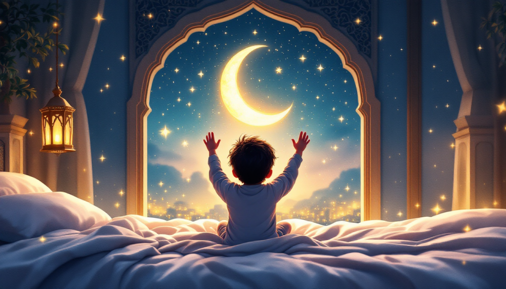 Illustration : duaa avant dormir enfants