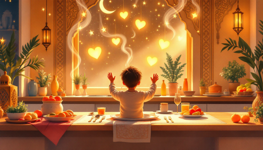 Illustration : duaas repas enfants