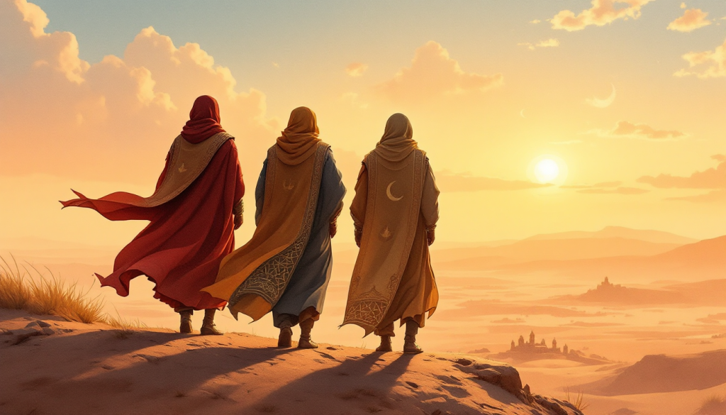 Illustration : enfants compagnons prophete